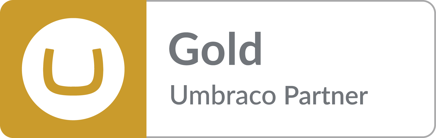 Umbraco's Gold Partner Badge